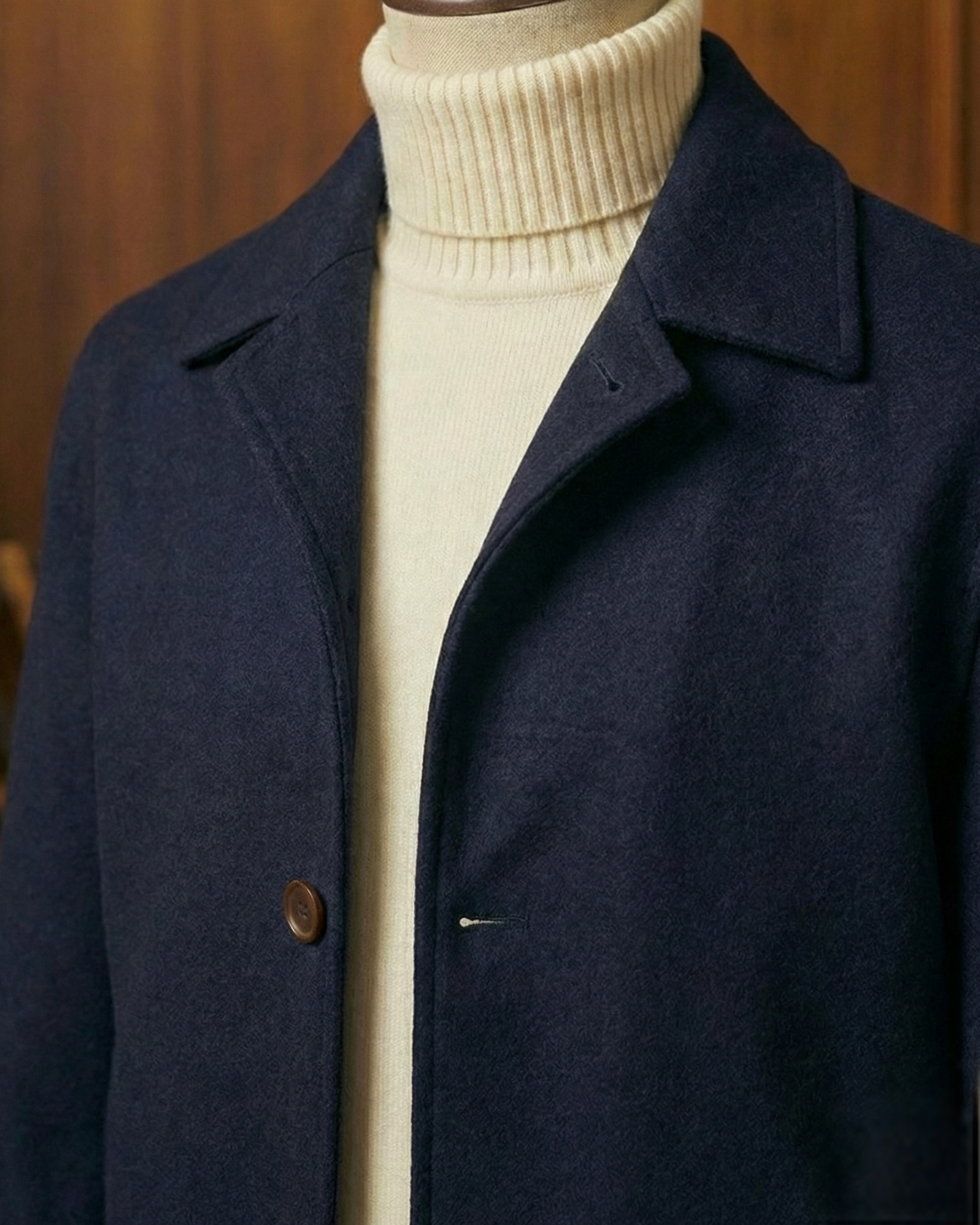 Sobrane Lacivert Kalın Casual Ceket