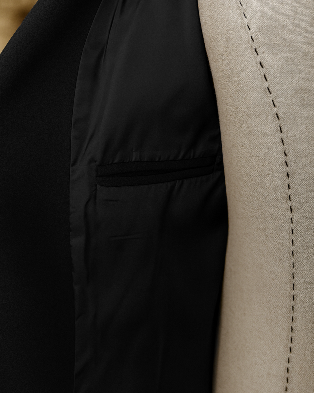 Sobrane Siyah Kemerli Uzun Klasik Kaşe Kaban