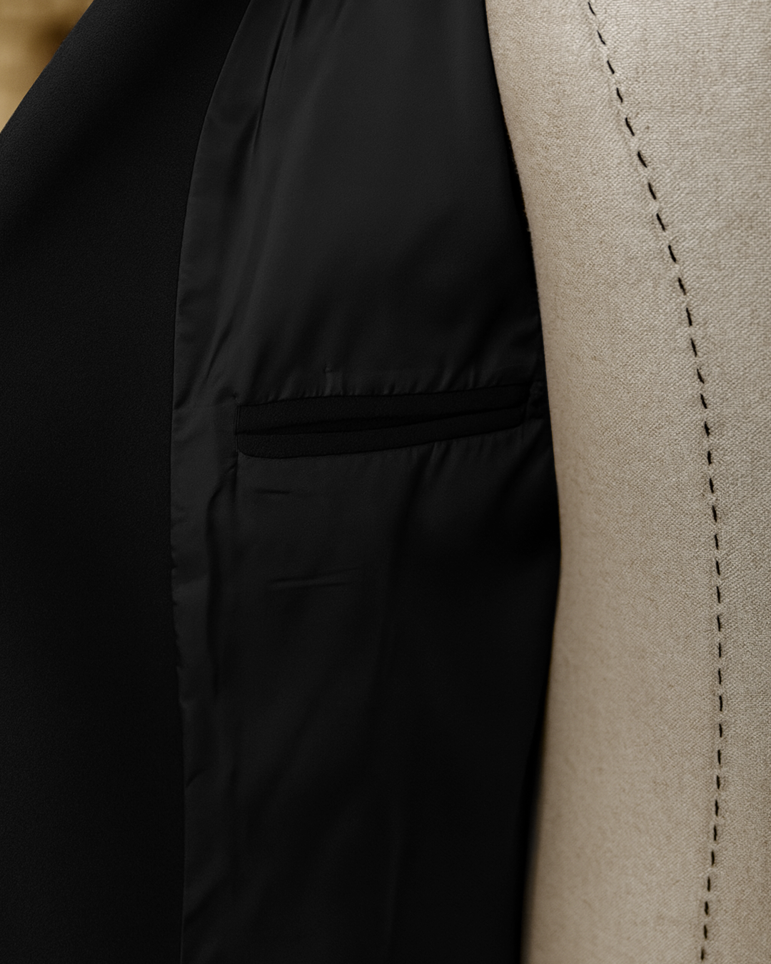 Sobrane Siyah Kemerli Uzun Klasik Kaşe Kaban