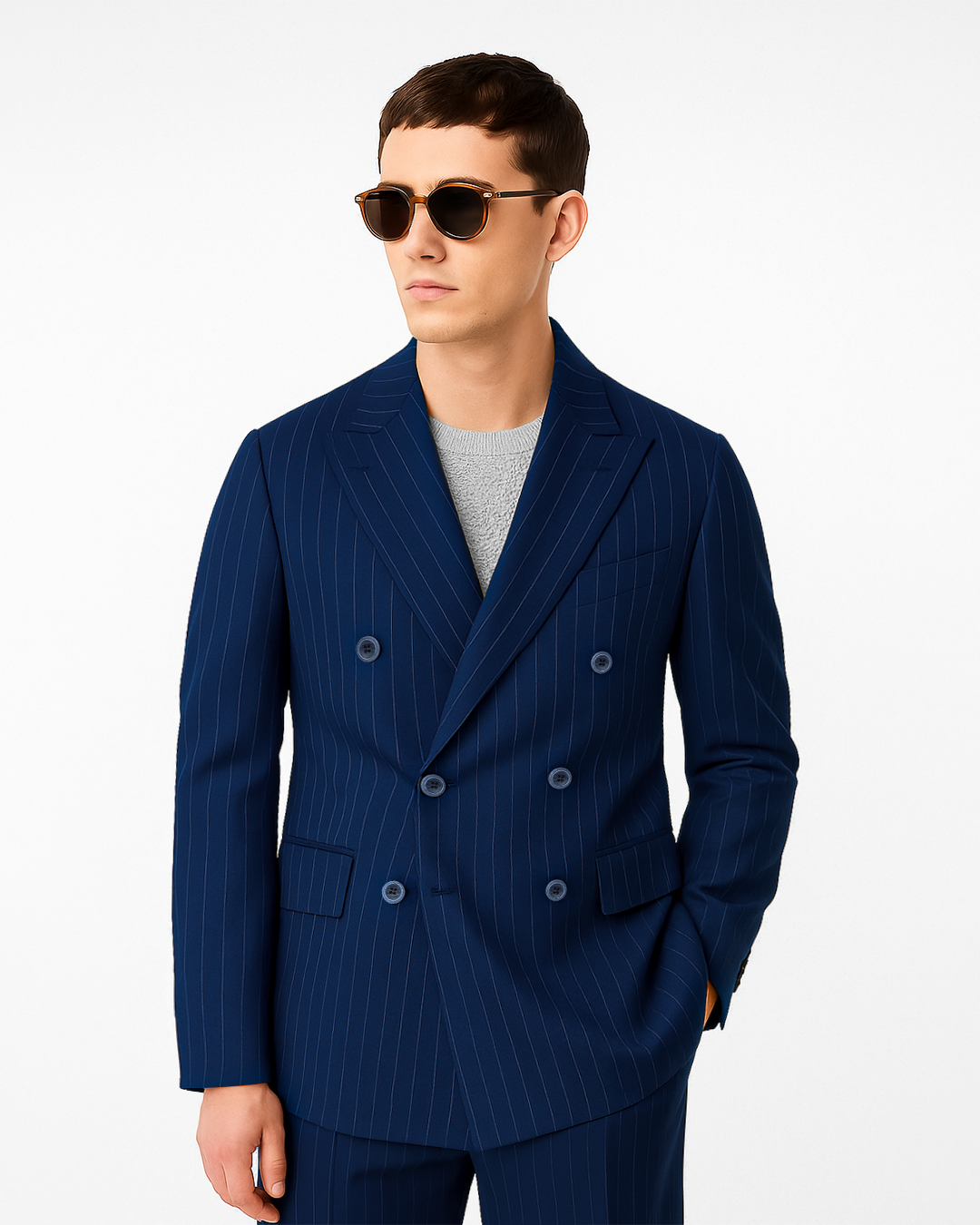 Sorbane Çizgili Parliament Kruvaze Ceket