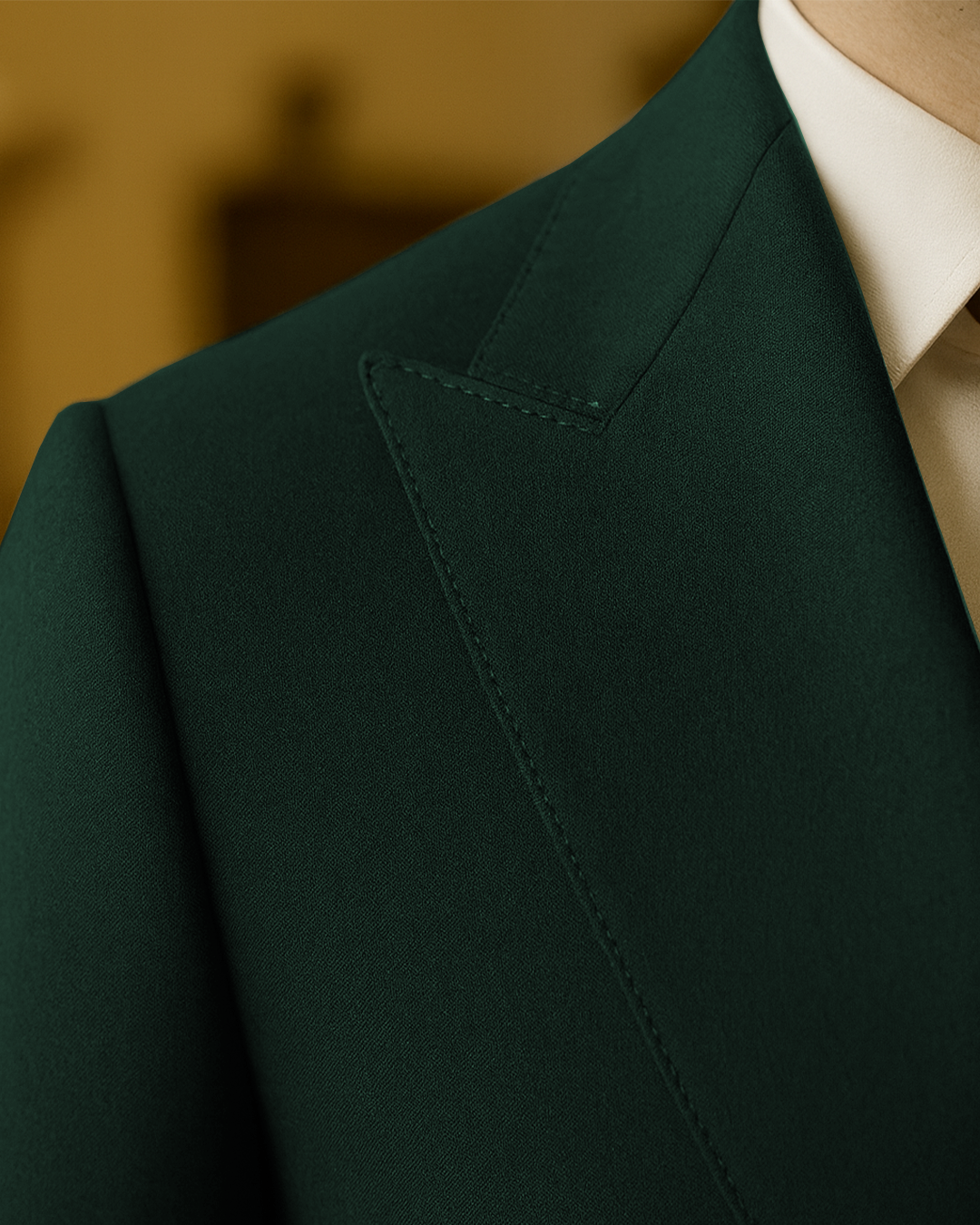 Koyu Orman Yeşili Kruvaze Takım Elbise (Prestige Series)