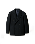 Sobrane Çizgili Siyah Blazer Ceket
