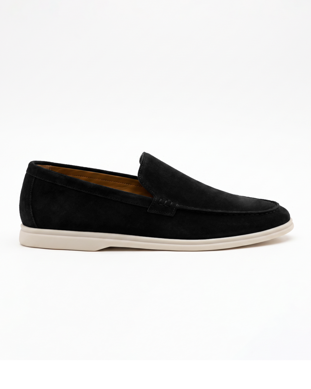 Hakiki Süet Deri Siyah Loafer