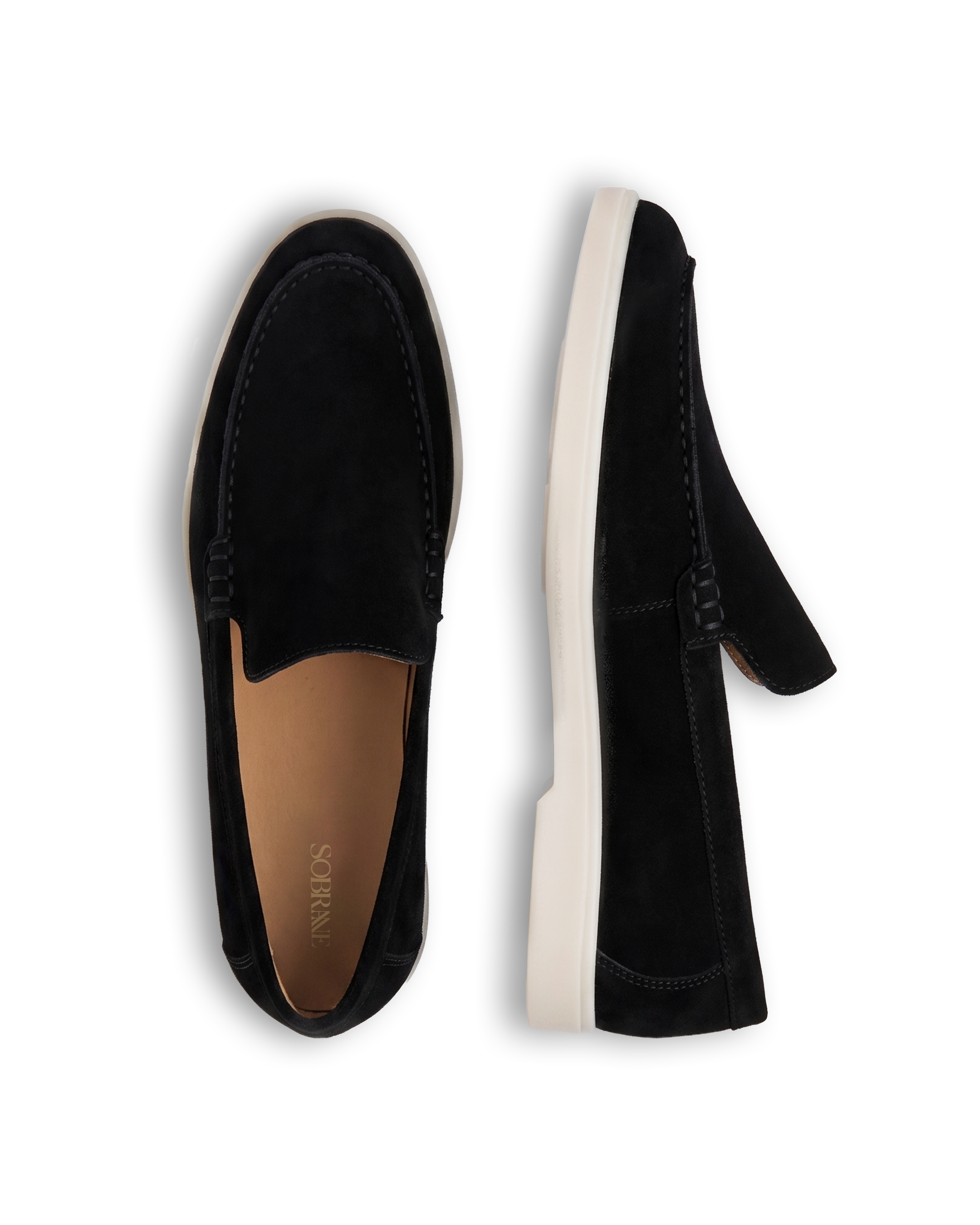 Hakiki Süet Deri Siyah Loafer