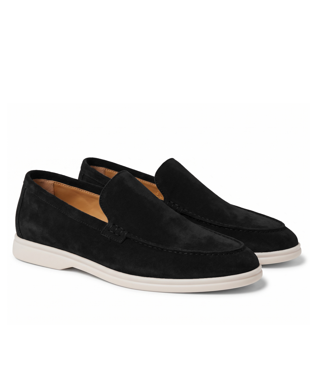 Hakiki Süet Deri Siyah Loafer