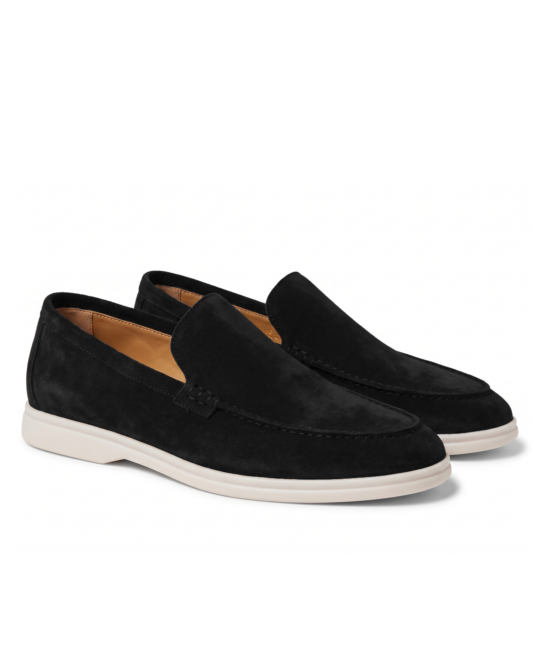Hakiki Süet Deri Siyah Loafer